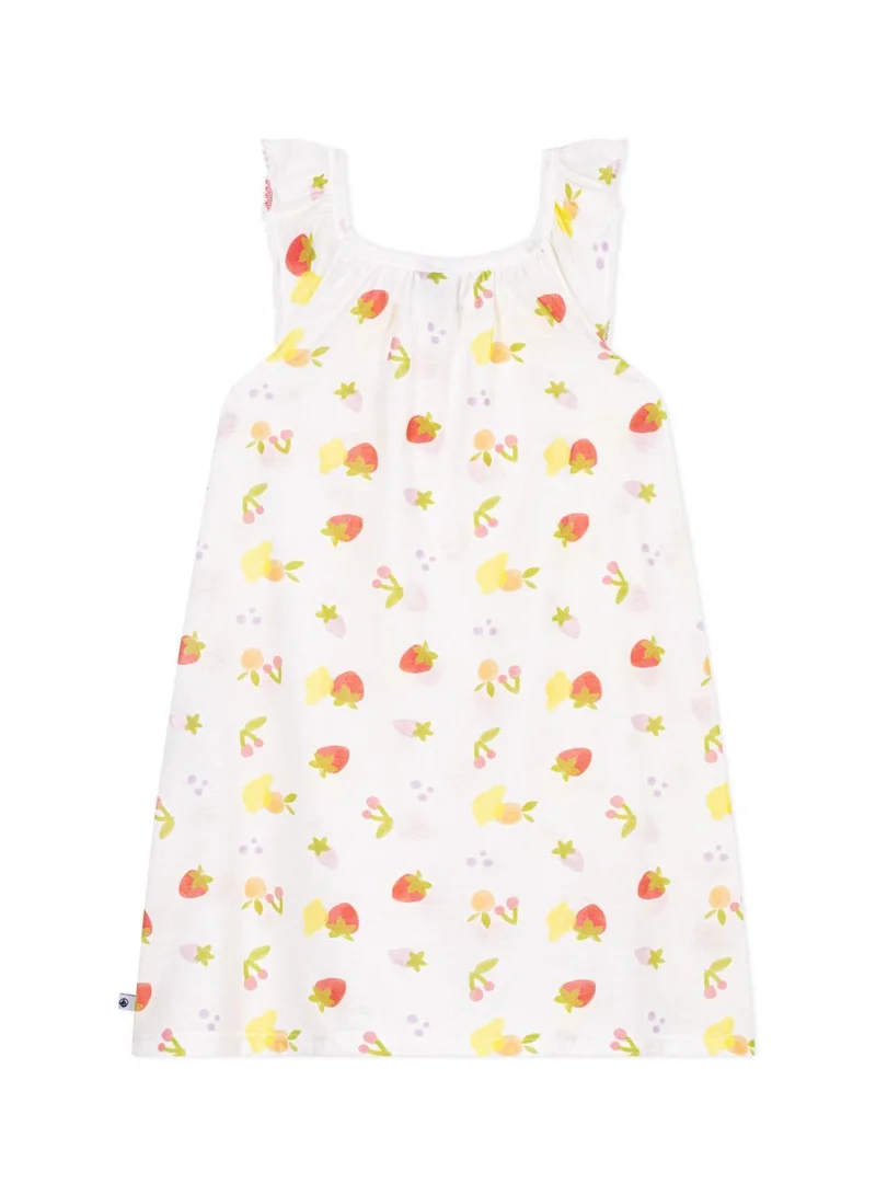 Petit Bateau Children's fruit print cotton nightdress